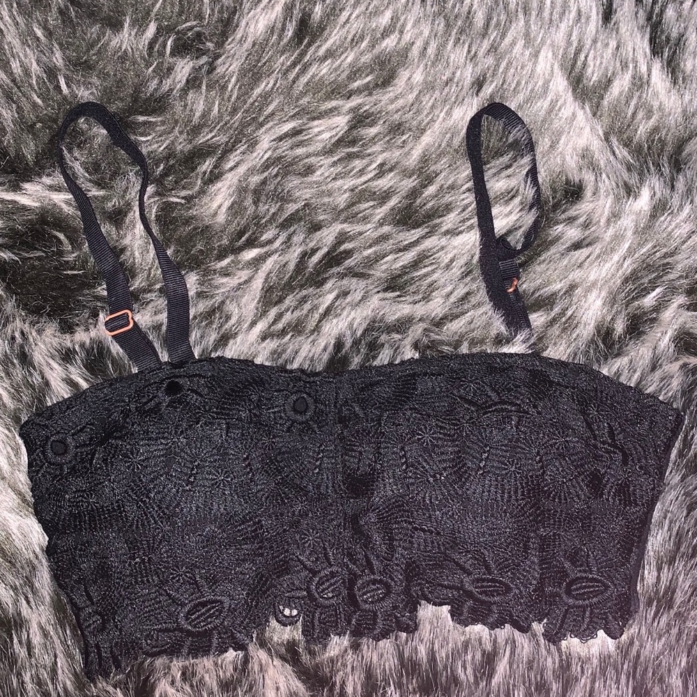 ✭Black Bralette